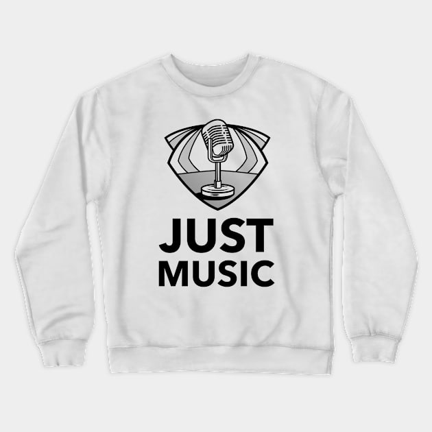 Just Music Crewneck Sweatshirt by Jitesh Kundra